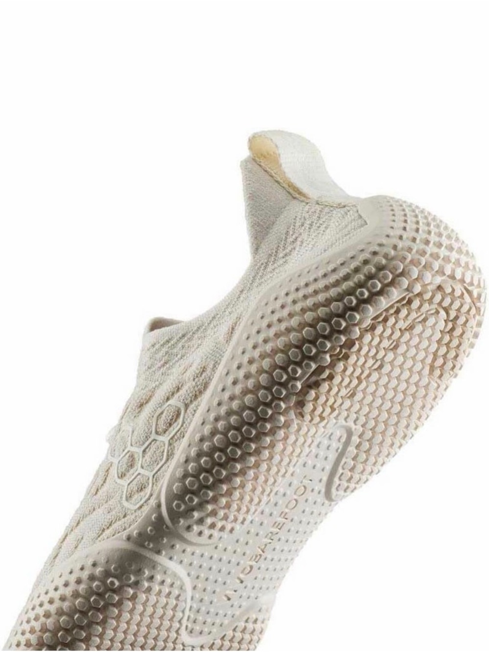 Vivo Barefoot Motus Studio Women's Knit Lace-Up Sneakers in Arctic White - Picture 8 of 10